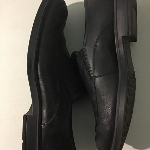 ECCO MEN'S VITRUS lll LEATHER MOC SLIP ON LOAFERS BLACK 11-NICE! - Picture 6 of 10